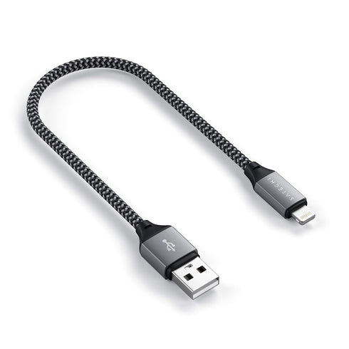 Satechi USB-A to Lightning Charging Cable - MFi Certified for iPhone 13 Pro Max/13 Pro/13 Mini/12 Pro Max/12
