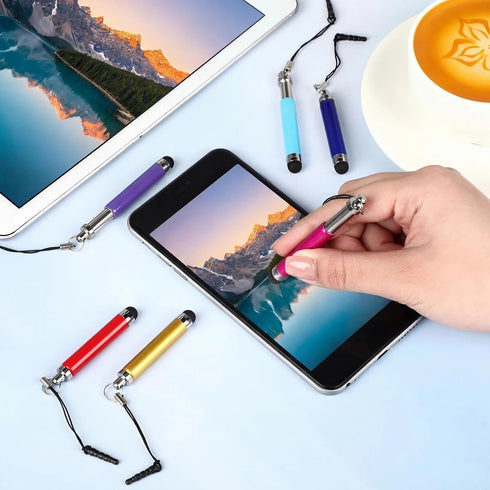 Relaxweex 20 Pcs Mini Stylus Pen Capacitive Resistive Touchscreen Pens Retractable Stylus Pen for All Smartphones