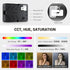 JJC RGB Video Light, 360° Full Color with 24 Effects, 2600mAh Rechargeable LED Camera Light for Photography