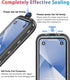Waterproof Shockproof Dustproof Case for iPhone 13, Full-Body Sturdy with Camera Lens Protector and Built-in Screen