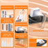 LOKEKE 32-in-1 Multifunctional Cleaning Brush Kit, All-in-One Laptop Cleaning Tool, Portable Electronics Cleaning Brush