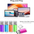 K&ZZ 4GB 5 Pack 2.0 4G USB Flash Drive USB Memory Sticks Flash Drives Easy-Storage Thumb Drive Gig Stick Zip Drive Pen