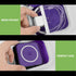 Carrying Case for Iseyyox/Ucomx Nano 3 in 1 Foldable Magnetic Wireless Charger Dock, Travel Charging Pad Station