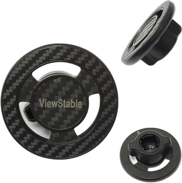 YKI 17mm Magnetic Phone Mount Adapter Compatible with Mag Safe, ViewStable Magnetic Car