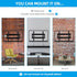 HOME VISION 26-65 Inch 400X400mm 99Lbs 16 Inch HV8401 TV Wall Mount Fixed for Most Flat/Curved TVs with Max VESA up