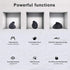 Left-Handed Mouse, 2.4GHz Ergonomic Vertical DPI 800/1200/1600 Wireless Mouse with USB Receiver for Small Hand, Black