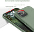 OTOFLY iPhone 12 & 12 Pro Case, Calke Green, Silky Soft Touch Premium Liquid Silicone Full-Body Protective Bumper