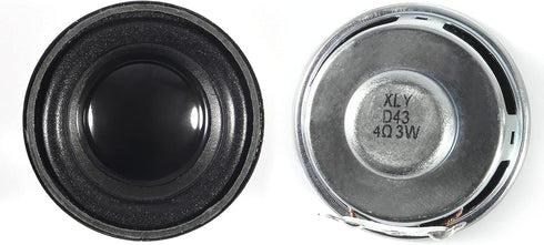 2PCS 1.5" 4Ohm 3W DIY Small Full Range Audio Speaker, Stereo Woofer Loudspeaker for Arduino
