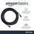 RJ45 Cat-6 1Gbps 50 Amazon Basics Ethernet Patch Internet Cable, Transfer Speed, Gold-Plated Connectors, Foot, for PC