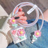 Kawaii Flower Cable Protector Cover for iPhone Charger Lightning, 3D Floral Cartoon Design, Pink for iPhone X 12 13 14