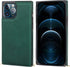 Bocasal Crossbody Wallet Case for iPhone 12 Pro Max, PU Leather Credit Card Holder, Shockproof Detachable Strap, Green