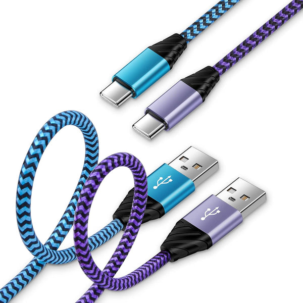 Fast Charging USB C Cable for Samsung Galaxy A15 5G/A35/S24 Ultra/S24 Plus/S23/S22 Ultra, 3FT 2-Pack.