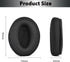 Adhiper Earpads Cushions Replacement for Sennheiser HD4.50BT/HD4.40BT Headphones, Memory Foam, Black