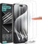 iPhone 15 Pro/15 Screen Protector - 3 Pack Soft Hydrogel Film, Upgraded Non-Breakable Flexible TPU