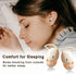 Wireless Sleep Earbuds, Bluetooth 5.3 Sleep Headphones for Side Sleepers 32H Playback Noise Blocking Sleeping Ear Buds Waterproof Small in-ear Earphones