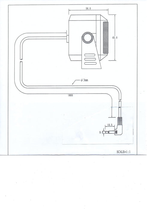 TW-07-L Type CB External Speaker for Mobile Transceiver (Ham Radio/CB Radio) with Swivel Bracket, 5W