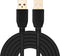 Tan QY USB A to A Male Cable 50Ft, Double End USB