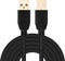 Tan QY USB A to A Male Cable 30Ft, Double End USB