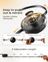 LISEN 60W PD3.0 Fast Retractable Charger, 5-in-1 Lightning Cable for MacBook Pro Air, Samsung Galaxy S24 S23 S20,