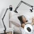 LILANZo Phone Holder for Bed Desk, Overhead Phone Mount with Wireless Remote, Flexible