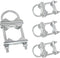 Double Antenna Mast Clamp V-Jaw Bracket, Heavy Duty Mast to Mast Mount Bracket Kit for Outdoor Antenna