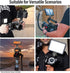 Sirui 360and 180Adjustable 5" 7" Camera Monitor Mount with Cold Shoe, Swivel Tilt DSLR Field Monitor Mount, Compatible