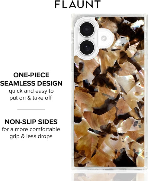 FLAUNT 17 Official Square Protective Case - Compatible with iPhone - Compatible with MagSafe & Wireless Charging