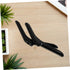 Angoily 2pcs 55 Inch Heavy Duty Television Holder Base Stand with Screws for LCD LED Tvs, Stable Black Plastic Pedestal