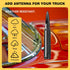 Universal Carbon Fiber 50 Cal Bullet Antenna, Fits Chevy GMC Ford Jeep Dodge Toyota, 5.5" AM/FM Radio