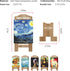 Creative Masterpiece Painting Board Phone Stand for Stylish Desktop Display – Acrylic Decorations Set (Water Lilies -
