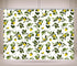 CORFOTO 7x5ft Summer Fabric Lemon Branch Backdrop Yellow Lemons Green Leaves White Flowers Citrus Pattern Photography