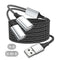 USB Splitter, USB A Male to 2 Female Extension Cable, 4Ft Long USB Y Splitter for Charging and Data Transfer for
