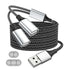 USB Splitter, USB A Male to 2 Female Extension Cable, 4Ft Long USB Y Splitter for Charging and Data Transfer for