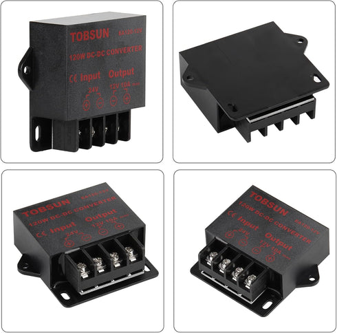 DC 24V to DC 12V 10A 120W Step Down Buck Converter Voltage Regulator Mini Module for Power Conversion