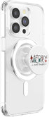 Merry and Bright Merry Christmas Graphic Holiday PopSockets PopGrip for MagSafe