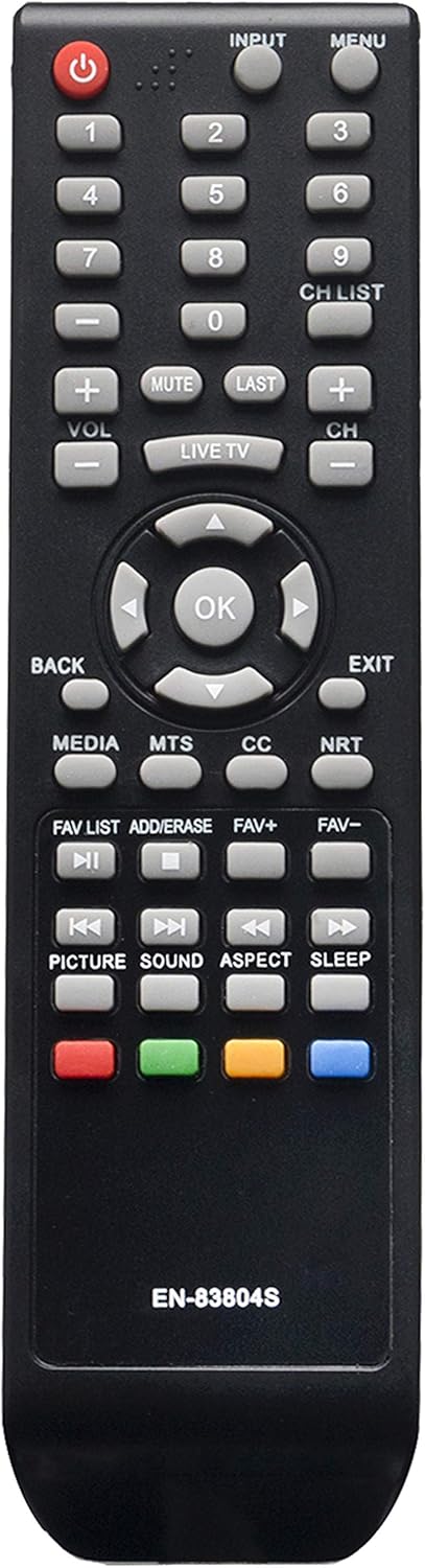 EN-83804S Replaced Remote Compatible with Sharp TV Models, LC-40P3000U, LC-43Q3000U, LC-65Q6020U, and more
