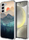 Fashion Case for Samsung Galaxy S24 - Mountain Landscape Sunrise Aesthetic Shockproof Design Pattern Clear Case