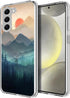 Fashion Case for Samsung Galaxy S24 - Mountain Landscape Sunrise Aesthetic Shockproof Design Pattern Clear Case