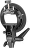 NEEWER S Type Bracket Holder with Bowens Mount for Square Head Flash Speedlite, Compatible with Godox AD200Pro