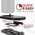ERA100 Shelf Wall Mount, Black, Compatible with Sonos ERA 100 Speaker, Bracket and Cord Management