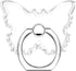 Transparent Clear Butterfly Phone Ring Grips Holder, Finger Ring Stand for Cell Phone Tablet Case