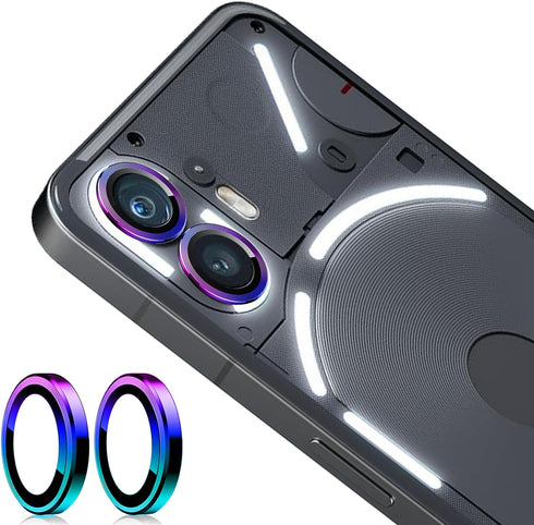 (2 Set) for Nothing Phone (2) Camera Lens Protector, Scratch-Resistant HD Clarity Ultra-Thin 9H Tempered Glass with