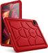 Poetic TurtleSkin Heavy Duty Case for iPad Pro 11 Inch, Kids Friendly Silicone Cover in Red