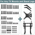 Universal TV Mount Screws Kit, Includes M4 M5 M6 M8 Screws, Washers for Samsung TCL Hisense LG Vizio Onn Sony Toshiba