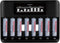 Tenergy TN480U 8-Bay LCD Display Fast Charger for NiMH/NiCD AA AAA Rechargeable Batteries