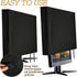 CebraBounze 70 75, TV Cover Moving Box to Dust and Scratch Resistant Felt TV Screen Cover with Bottom Straps for LED