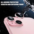 AFENGBOX 2 Pack 14/14 15/15 Plus,9H Camera Lens Protector for iPhone Plus/iPhone Tempered Glass Scratch Resistant Metal