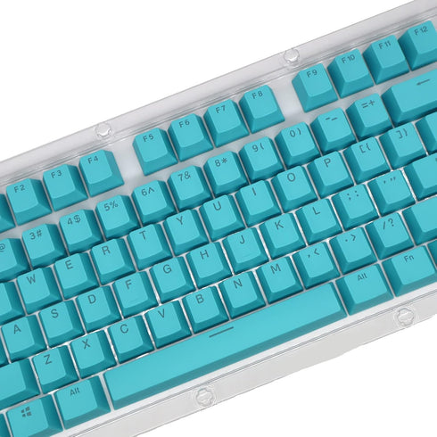 PBT Keycaps, 108 Keys P9 Mechanical Keyboard Key Caps Backlit Character Translucent DIY Keycaps for 61/64/87/104/108