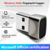 Windows10/11, Setup-Windows USB Fingerprint Reader for Windows Hello Mini Fingerprint Scanner,Metal Shell Auto Driver