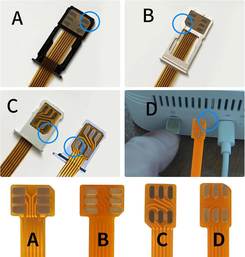 PinQiongZhe ESIM to Nano SIM Card Extension Cable ESIM Card Adapter Conversion Board ESIM Experimental Test